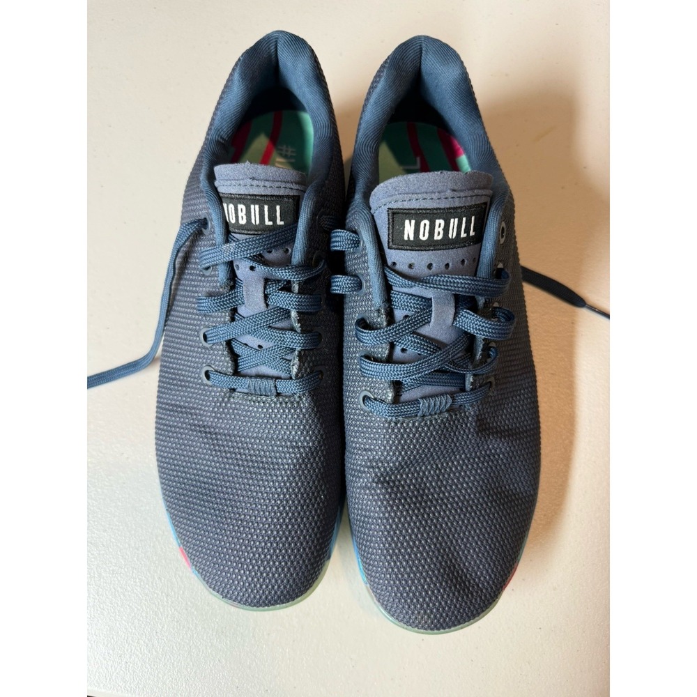 Nobull Outwork Trainer Shoes Men's 9.5 Blue Wild Athletic Training Sneakers